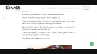 Kabkab Dates Kimia  Dates