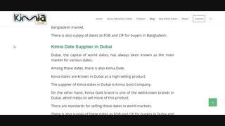 Kimia Dates Supplier