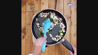 آموزش تهیه کتلت قارچ و اسفناج