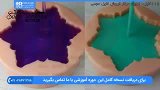 آموزش ساخت صابون در خانه _ ساخت صابون طرح گل