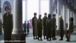 انیمه اتک ان تایتان فصل3 قسمت اخر