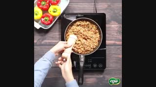 آموزش دلمه گیاهی با روغن ذرت