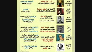 ثبات و امنیت و حفظ تمامیت ارضی ایران در طی ۴۲سال