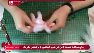 عروسک روسی _ دوخت عروسک خرگوش برای  عروسک روسی