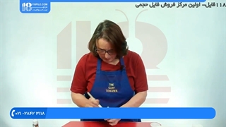 آموزش مجسمه سازی _ رنگ آمیزی مجسمه خرس