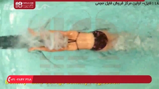 آموزش شنا کردن در عمق 4 متری