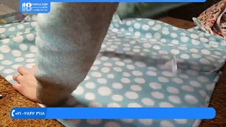 دوخت سیسمونی _ آموزش دوخت تشک تعویض نوزاد