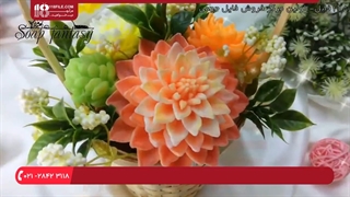 آموزش ساخت صابون به شکل گل برای تزیین حمام