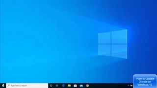 ویدئوی روش آپدیت درایور ویندوز 10