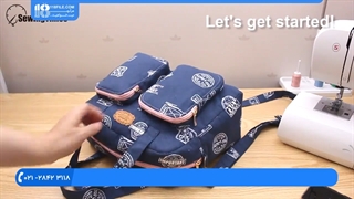 آموزش کیف _ آموزش دوخت ساک برای لوازم نوزاد