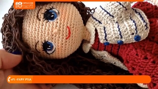 آموزش بافت عروسک دختر _ قلاب بافی عروسک سوفیا