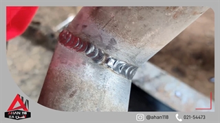 جوشکاری لوله گالوانیزه با الکترود 4