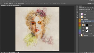 آموزش اکشن فتوشاپ Scribbles Art Photoshop Action