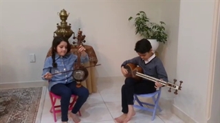 هنرنمایی دو نفر از هنرجوهای با استعداد آکادمی موسیقی سرنا کرج