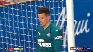 خلاصه بازی منچستر یونایتد در مقابل نیوکاسل