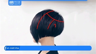 آموزش کمتاهی مو زنانه ( مدل فانتزی ) _ مدل قارچی