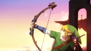 LINK VS PIT مبارزه لینک با پیت در انیمه زلدا