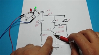 مدار چشمک زن بدون خازن