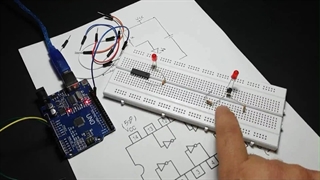مدار عملی گیت NOT