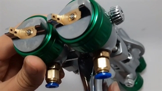 معرفی پیستوله دو جزئی آئوریتا (Auarita) مدل PT-29 برای پاشش فانتاکروم و آبکاری نقره