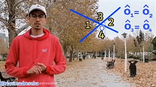 زاویه های متقابل به راس