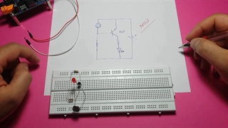 مدار عملی ترانزیستور Npn و Pnp