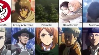 کاراکترهای اتک و ترس هاشون