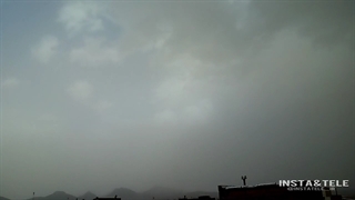 آسمان ابری و وزش باد شدید در بیرجند