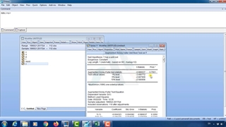 مدل خودرگرسیون با وقفه های توزیعی (ARDL) در نرم افزار Eviews