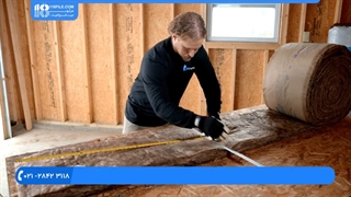 اجرای عایق آبی در پشت دیوار کنافی