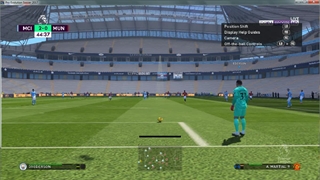 نیمه اول شبیه سازی بازی منچستر سیتی - منچستر یونایتد ( دربی منچستر ) در بازی PES 2017