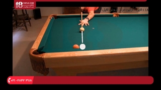 آموزش هدفگیری برش شات ریلی بیلیارد