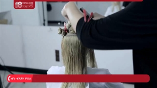 آموزش کوتاهی لایه لایه مو بلند زنانه