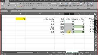 Excel-Conditional Formatting