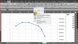 Excel Doughnut and Scatter Chart
