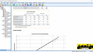 شاپیرو ویلک در spss