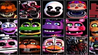 FNAF 6 All 50 Animatronics