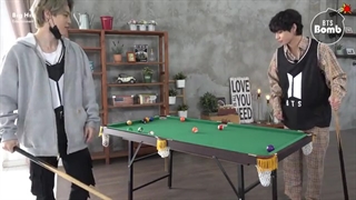 [BANGTAN BOMB] Jimin Vs V pool Game
