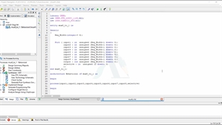 پیاده سازی مدار MultiPlexer با زبان VHDL