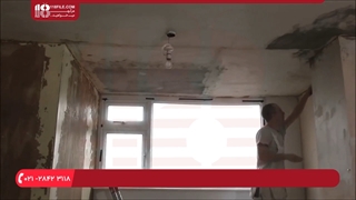 آموزش نصب کاغذ دیواری - تکرار الگوی کاغذ دیواری سقف