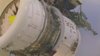 تست برخورد پرنده با موتور هواپیما