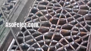 درب سنتی فلزی #گره_چینی_فلزی #درب_مسجدی #پنجره مسجدی