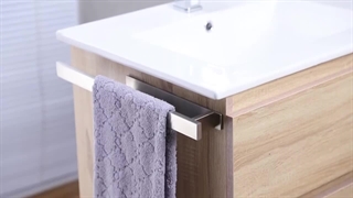 نصب راحت و استفاده آسان از جا حوله ای شیک برای دستشویی