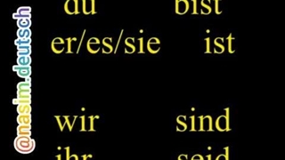 120 صرف فعل sein