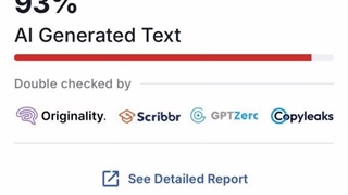 متن سخنرانی سوهین از هوش مصنوعی بوده (کپشن