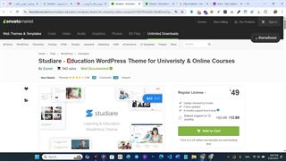 بهترین قالب آموزشی وردپرس "حتی فروش دورره"