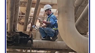 تعمیرات اساسی واحد تقطیر ۱۰۰ شرکت پالایش نفت آبادان