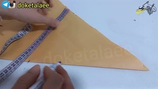 آموزش حرفه ای یقه ب ب با متد بدون الگو