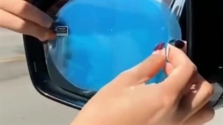 برچسب آب گریز آینه خودرو